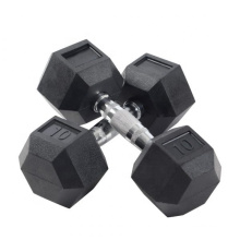 China Factory Price Pesas Fitnessstudio Geräte Fitness Gummi -Hex -Dumbbell -Set